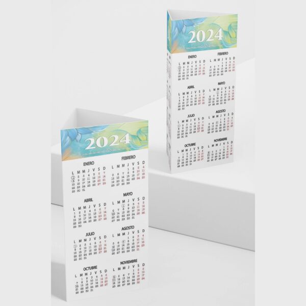 CALENDARIO TRÍPTICO VERTICAL - 3 CARAS