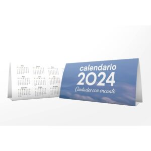 Calendario Base Horizontal de Dos Caras
